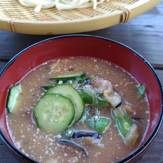 オメガ3と野菜たっぷり☆冷汁うどん